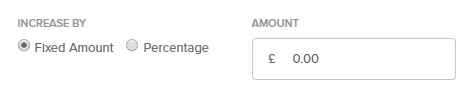 Fixed amount