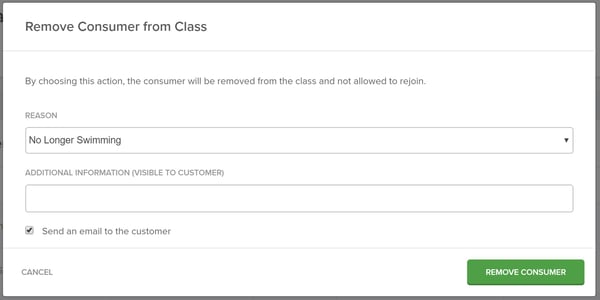 Remove consumer from class
